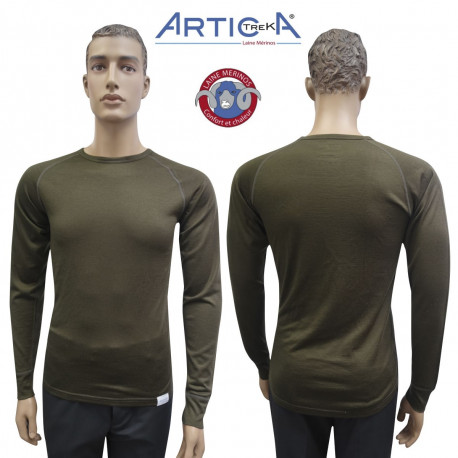 T-SHIRT MANCHES LONGUES EN LAINE MRINOS 160 G ARTICA TREK